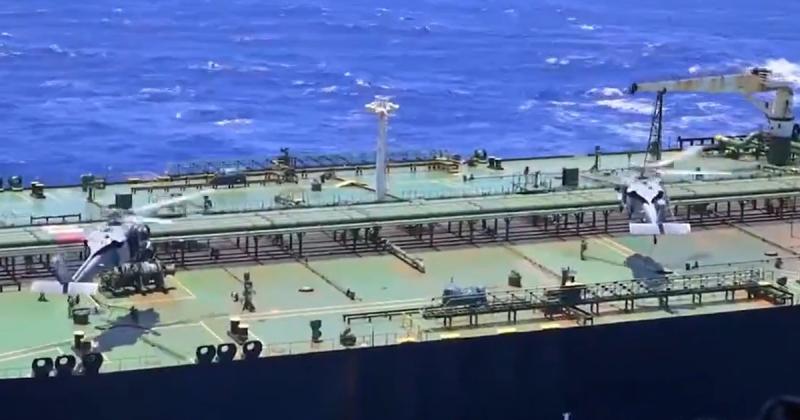 Сполучені Штати затримали ще один танкер, що підпадає під санкції, в Індійському океані. ДИВІТЬСЯ ВІДЕО.