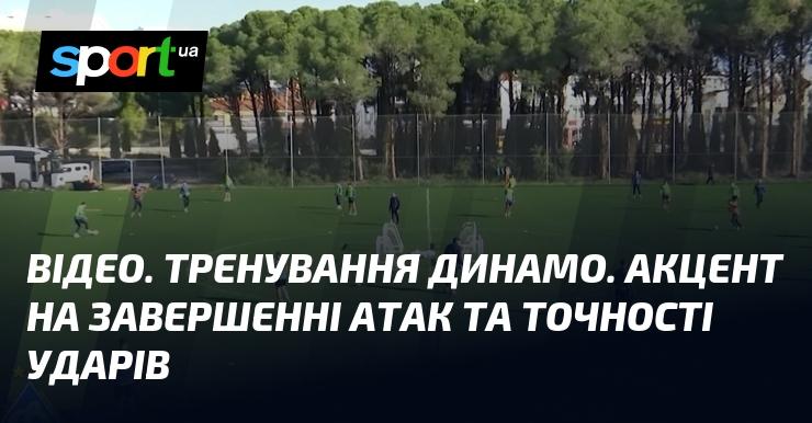 ВІДЕО. Тренування Динамо. Основна увага на ефективності завершення атак і точності пострілів.