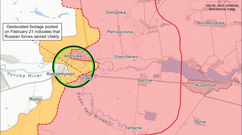 Російські збройні сили рухаються на захід від Курахового, повідомляє ISW.